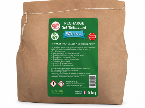 Recharge Formule Multi-Usages Naturelle à l'Oxygène Actif – Remplace votre lessive – 5 kg – Jusqu'à 1000 lavages